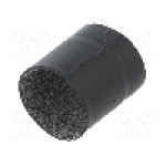 Tub termocontractant, {{Diametru inainte de contractare}}, 39mm, neagra, TE Connectivity - 202K111-25/225-0