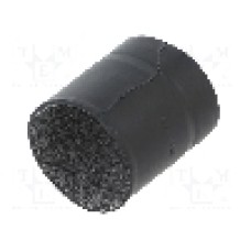 Tub termocontractant, {{Diametru inainte de contractare}}, 39mm, neagra, TE Connectivity - 202K111-25/225-0