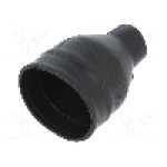 Tub termocontractant, {{Diametru inainte de contractare}}, 55mm, neagra, TE Connectivity - 202K132-100-0