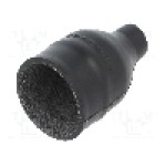 Tub termocontractant, {{Diametru inainte de contractare}}, 55mm, neagra, TE Connectivity - 202K232-25/225-0