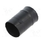 Tub termocontractant, {{Diametru inainte de contractare}}, 80mm, neagra, TE Connectivity - 202K153-25-0
