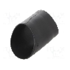 Tub termocontractant, {{Diametru inainte de contractare}}, {{Lungime}}, neagra, TE Connectivity - 222A163-25-0