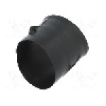 Tub termocontractant, {{Diametru inainte de contractare}}, {{Lungime}}, neagra, TE Connectivity - 222K121-25-0