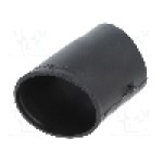 Tub termocontractant, {{Diametru inainte de contractare}}, {{Lungime}}, neagra, TE Connectivity - 222K152-25-0