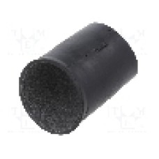 Tub termocontractant, {{Diametru inainte de contractare}}, {{Lungime}}, neagra, TE Connectivity - 222K163-25/225-0