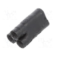 Tub termocontractant, {{Diametru inainte de contractare}}, {{Lungime}}, neagra, TE Connectivity - 462A011-25/225-0