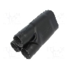 Tub termocontractant, {{Diametru inainte de contractare}}, {{Lungime}}, neagra, TE Connectivity - 462W023-25/225-0