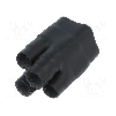 Tub termocontractant, {{Diametru inainte de contractare}}, {{Lungime}}, neagra, TE Connectivity - 562A022-25/225-0