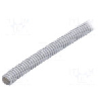 Tub protectie cablu, {{Material}}, diametru interior 11mm, gri, AKS ZIELONKA - 444024 -AS