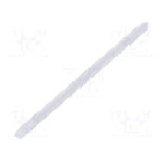 Tub protectie cablu, {{Material}}, diametru interior {{Diametru interior}}, alba, transparenta, QOLTEC - 52258