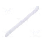 Tub protectie cablu, {{Material}}, diametru interior {{Diametru interior}}, alba, transparenta, QOLTEC - 52263