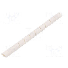 Tub protectie cablu, PE-FR, polietilena, diametru interior {{Diametru interior}}, alba, HELLERMANNTYTON - 161-43100