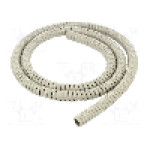Tub protectie cablu, PVC, diametru interior 10mm, gri, PARTEX - SP-10100KN8