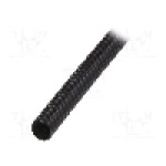 Tub protectie cablu, PVC, diametru interior 10mm, neagra, PARTEX - SP-10100KN0