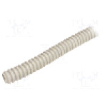 Tub protectie cablu, PVC, diametru interior 11mm, gri, PAWBOL - 6109-50P