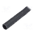Tub protectie cablu, PVC, diametru interior 11mm, gri inchis, PAWBOL - 6109-50/750