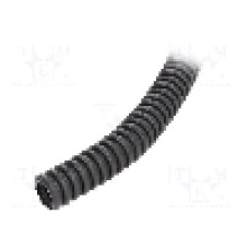 Tub protectie cablu, PVC, diametru interior 11mm, gri inchis, PAWBOL - 6109-50/750P