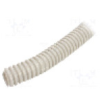 Tub protectie cablu, PVC, diametru interior 14,5mm, gri, PAWBOL - 6100A-50P