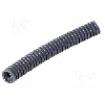 Tub protectie cablu, PVC, diametru interior 14,5mm, gri inchis, PAWBOL - 6100A-50/750P