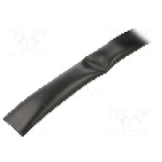 Tub protectie cablu, PVC, diametru interior 19,05mm, neagra, ALPHA WIRE - PVC-105-3/4 BLACK 50FT