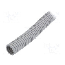 Tub protectie cablu, PVC, diametru interior 19mm, gri, PAWBOL - 6102A-25