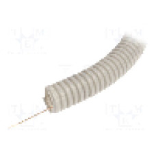 Tub protectie cablu, PVC, diametru interior 19mm, gri, PAWBOL - 6163A-50P