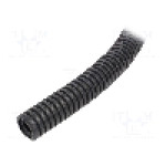 Tub protectie cablu, PVC, diametru interior 19mm, gri inchis, PAWBOL - 6102A-25/750P