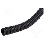 Tub protectie cablu, PVC, diametru interior 19mm, gri inchis, PAWBOL - 6163A-50/750P
