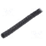 Tub protectie cablu, PVC, diametru interior 20mm, neagra, PAWBOL - 17020C