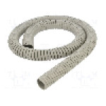 Tub protectie cablu, PVC, diametru interior 25mm, gri, PARTEX - SP-25100KN8