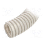Tub protectie cablu, PVC, diametru interior 25mm, gri, PAWBOL - 6110P