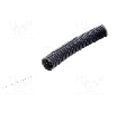 Tub protectie cablu, PVC, diametru interior 25mm, gri inchis, PAWBOL - 6166-50/750P