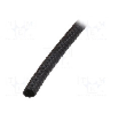 Tub protectie cablu, PVC, diametru interior 8mm, neagra, PARTEX - SP-08100KN0