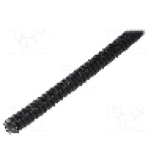 Tub protectie cablu, oţel galvanizat, diametru interior 10mm, neagra, ANAMET EUROPE - 302.012.5