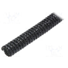 Tub protectie cablu, oţel galvanizat, diametru interior 13mm, neagra, ANAMET EUROPE - 371.016.2