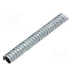 Tub protectie cablu, oţel galvanizat, diametru interior 17mm, naturala, ANAMET EUROPE - 370.020.2