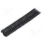 Tub protectie cablu, oţel galvanizat, diametru interior 28mm, neagra, ANAMET EUROPE - 371.032.1