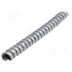 Tub protectie cablu, oţel galvanizat, oţel zincat, diametru interior 6,8mm, naturala, HELLERMANNTYTON - 166-30110