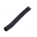 Tub protectie cablu, poliamida 12, diametru interior 27,9mm, neagra, PMA - PISG-29B