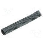 Tub protectie cablu, poliamida 6, diametru interior 21,1mm, gri, PMA - VOHG-23S