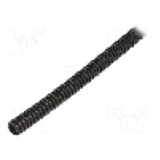 Tub protectie cablu, poliamida 6, diametru interior 22,1mm, neagra, PMA - PACOF-23B