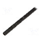 Tub protectie cablu, poliamida 6, diametru interior 9,6mm, neagra, PMA - PCLT-10B
