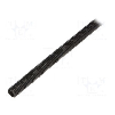 Tub protectie cablu, poliamida 6, diametru interior 9,6mm, neagra, PMA - PCLT-10B