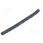 Tub protectie cablu, poliamida, diametru interior 10mm, gri, HUMMEL - 1.510.0900.14
