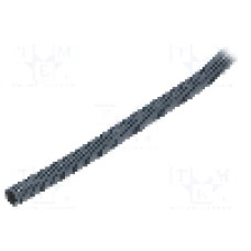 Tub protectie cablu, poliamida, diametru interior 10mm, gri, HUMMEL - 1.510.0900.14