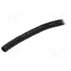 Tub protectie cablu, poliamida, diametru interior 10mm, neagra, HUMMEL - 1.510.0901.14