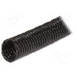 Tub protectie cablu, poliamida, diametru interior 23,2mm, neagra, ANAMET EUROPE - 801.323.0