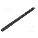 Tub protectie cablu, poliamida, diametru interior 6,7mm, neagra, ANAMET EUROPE - 801.307.0