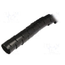 Tub protectie cablu, poliamida, diametru interior {{Diametru interior}}, neagra, ESSENTRA - SHR-32-6NB