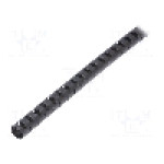 Tub protectie cablu, poliamida, diametru interior {{Diametru interior}}, neagra, HELLERMANNTYTON - 161-63201